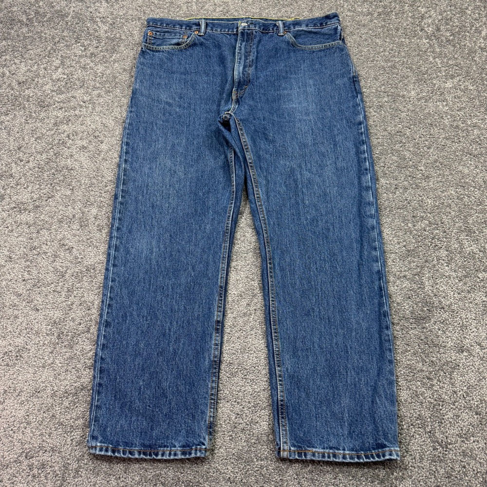 Levi's Men's Straight Jeans in Classic Blue Denim